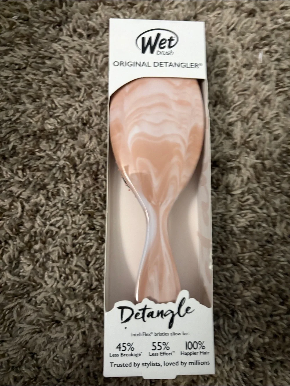 Wet Brush Original Detangler - Pink Marble